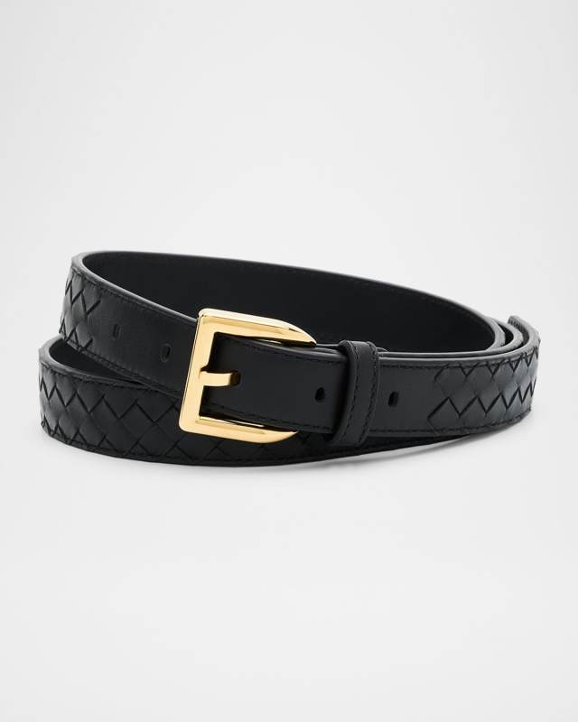 Intrecciato Piccolo Leather Belt